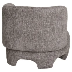 Gros fauteuil design gris BERLIN