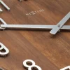 Horloge murale moderne marron
