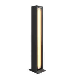 Lampadaire colonne LED gris foncé à télécommande AURA