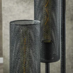 Lampadaire contemporain grillagé 5 abat-jour RALF