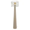 Lampadaire de salon métal beige pied conique RALF