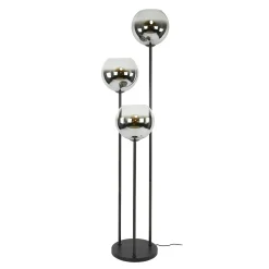 Lampadaire design en verre fumé 3 tiges RALF
