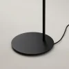 Lampadaire design noir - abat jour plié, interrupteur LENORE