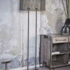 Lampadaire industriel grillagé forme rectangle RALF