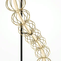 Lampadaire salon design – guirlande métal doré EDEN