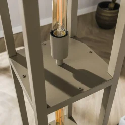Lampadaire tour beige style moderne, 4 ampoules TRIBECA