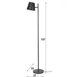 Lampadaire vintage NIAGARA
