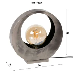 Lampe décorative lune TRIBECA