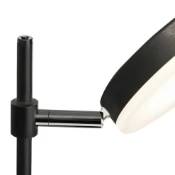 Lampe de bureau articulée LED – tête orientable noire OCALA