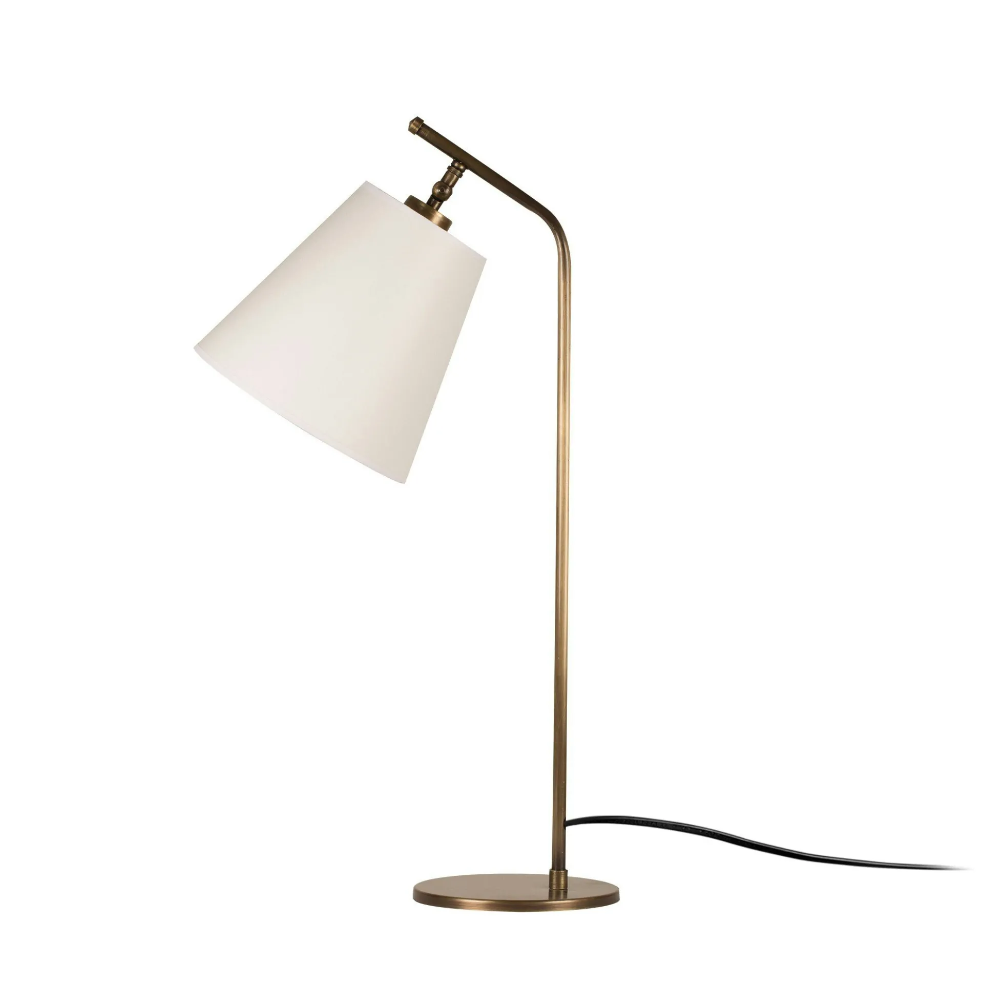 Lampe de chevet vintage, abat-jour écru orientable ZURICH