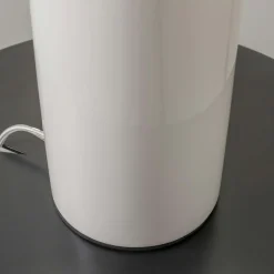 Lampe de salon blanche rétro – verre et céramique WINDER