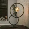 Lampe design noire – 2 anneaux TRIBECA