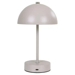 Lampe de table rechargeable en métal sable SILE