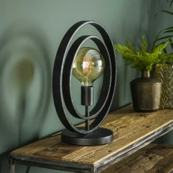 Lampe industrielle anneaux croisés TRIBECA