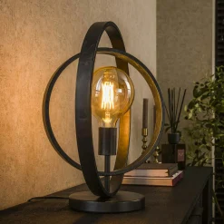 Lampe industrielle anneaux croisés TRIBECA