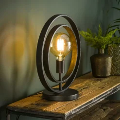 Lampe industrielle anneaux croisés TRIBECA