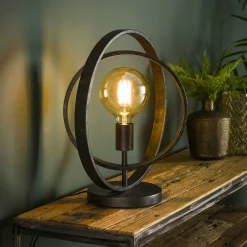 Lampe industrielle anneaux croisés TRIBECA