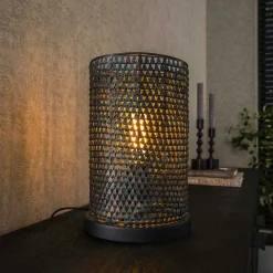 Lampe à poser contemporaine effet maille TRIBECA