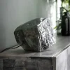 Lampe à poser contemporaine effet glaçon finition chromée NIAGARA