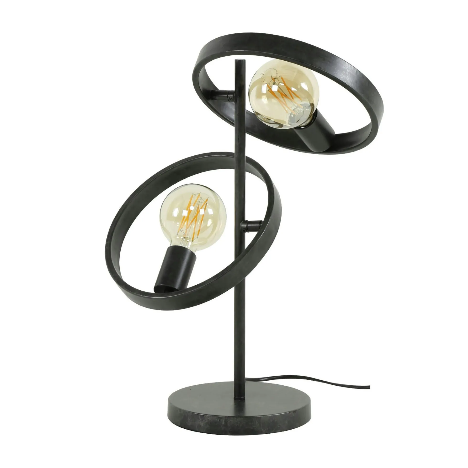 Lampe à poser industrielle 2 anneaux RALF