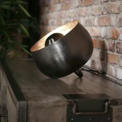 Lampe à poser industrielle cloche noire PM TRIBECA