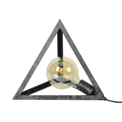 Lampe à poser industrielle forme pyramide RALF