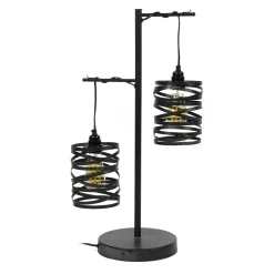 Lampe à poser ruban 2 abat-jours RALF