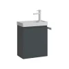 Lave-mains suspendu anthracite 1 porte IRIS