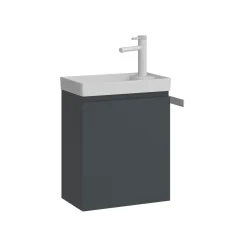 Lave-mains suspendu anthracite 1 porte IRIS