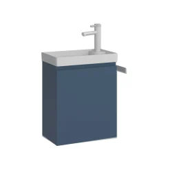 Lave-mains suspendu bleu 1 porte IRIS