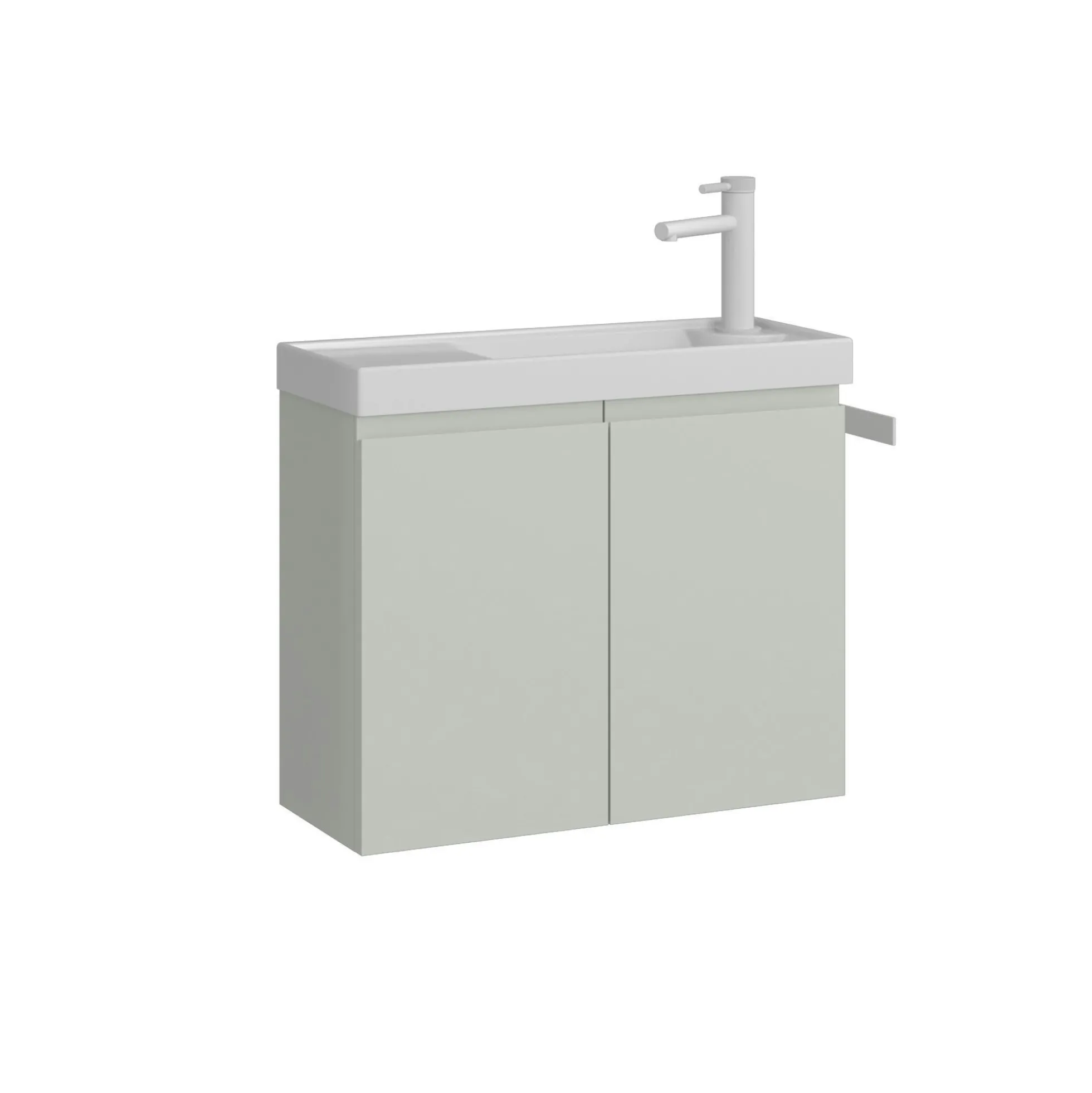 Lave-mains suspendu 60 cm cachemire 2 portes IRIS