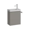 Lave-main suspendu taupe 1 porte IRIS