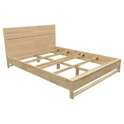 Lit 2 places Hévéa pour couchage 180x200 187x212x97cm BALTIC