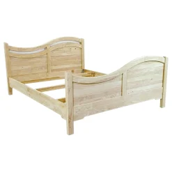 Lit 2 places Vague Hévéa pour couchage 160x200 173x210x94cm MAORI
