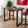 Mange-debout en bois de teck 140 cm CANADA