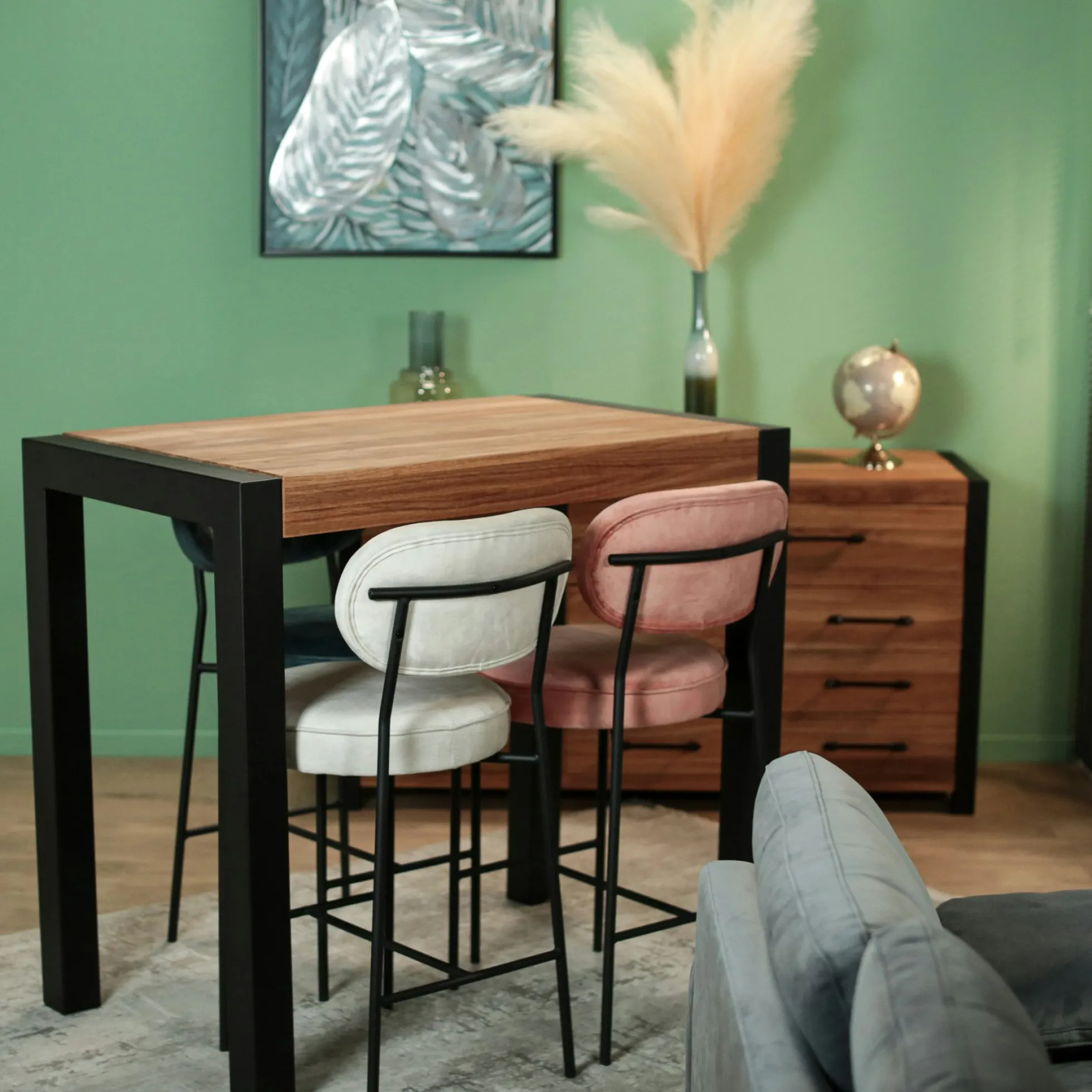 Mange-debout en chêne huilé 120 cm FERSCOTT 2