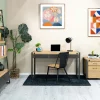 Meuble bas / Caisson de Bureau à roulettes Inspiration Indus' en Acacia et Métal, 2 tiroirs 51x60x60cm BROOKLYN