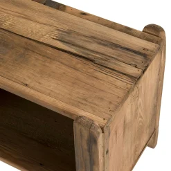 Meuble à chaussures en bois de pin recyclé DENVER