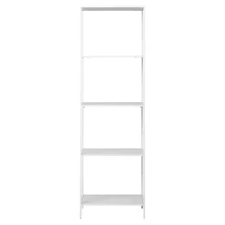 Meuble colonne blanc 5 plateaux VARDE