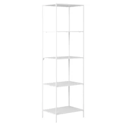 Meuble colonne blanc 5 plateaux VARDE