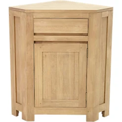 Meuble d'angle hévéa 88cm OLGA