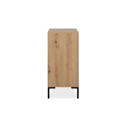 Meuble d'entrée décor bois 2 portes KARVI