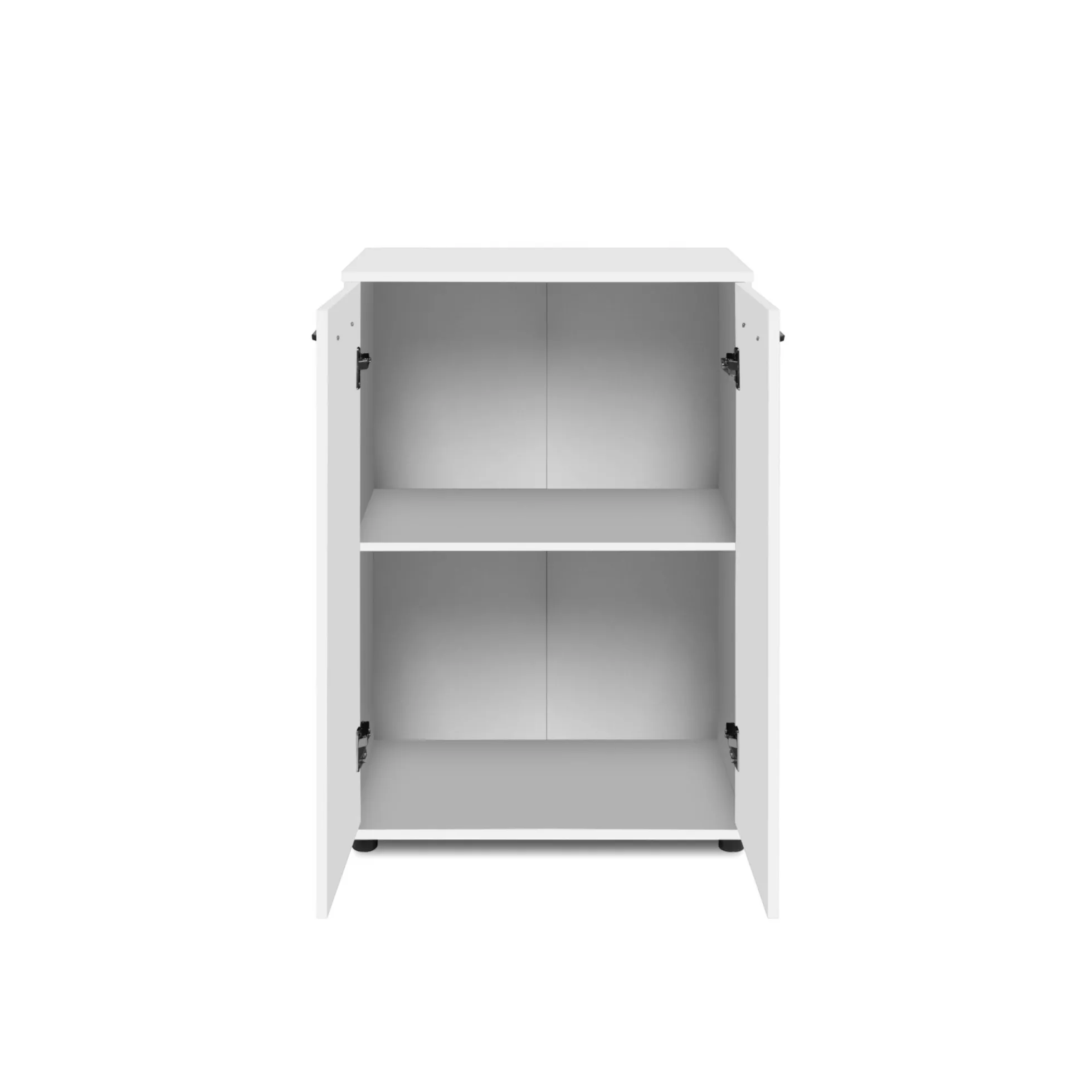 Meuble de rangement blanc 2 portes ALVA