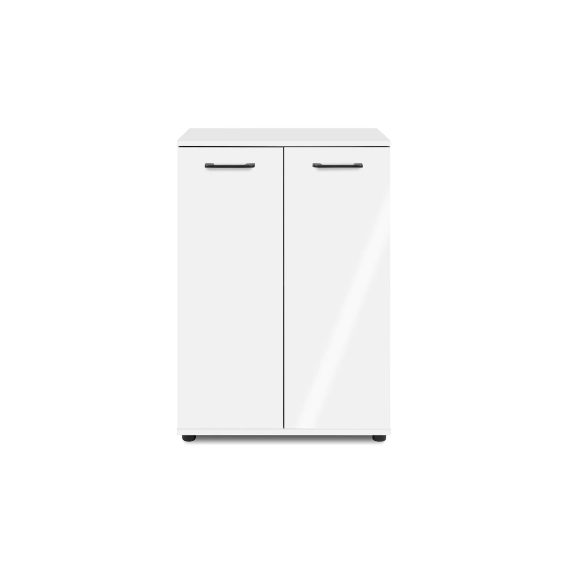 Meuble de rangement blanc 2 portes ALVA