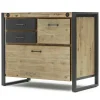 Meuble de Rangement style industriel en bois et métal BROOKLYN
