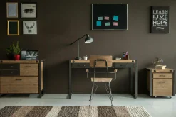 Meuble de Rangement style industriel en bois et métal BROOKLYN
