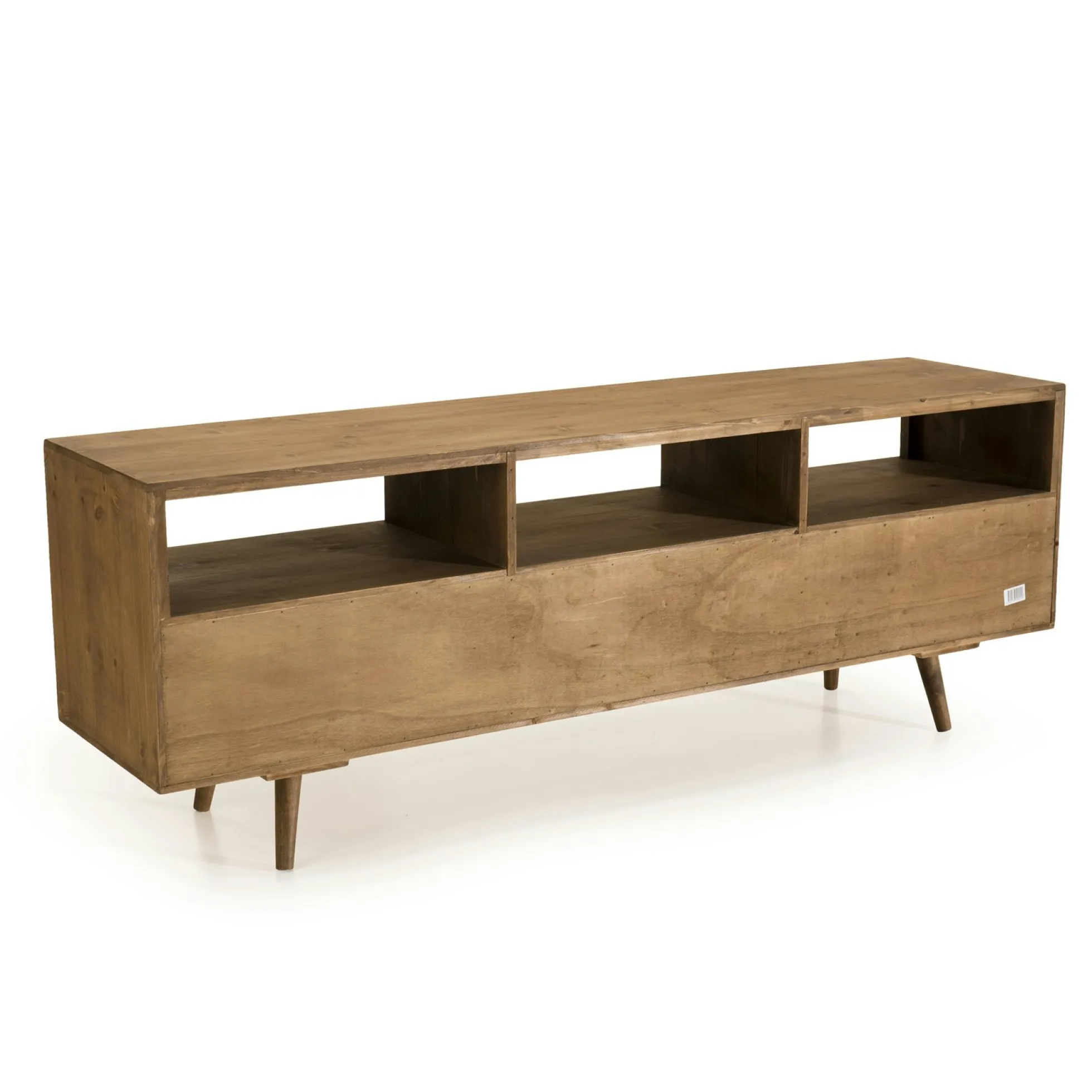 Meuble tv avec rangement en bois de sapin LIMA