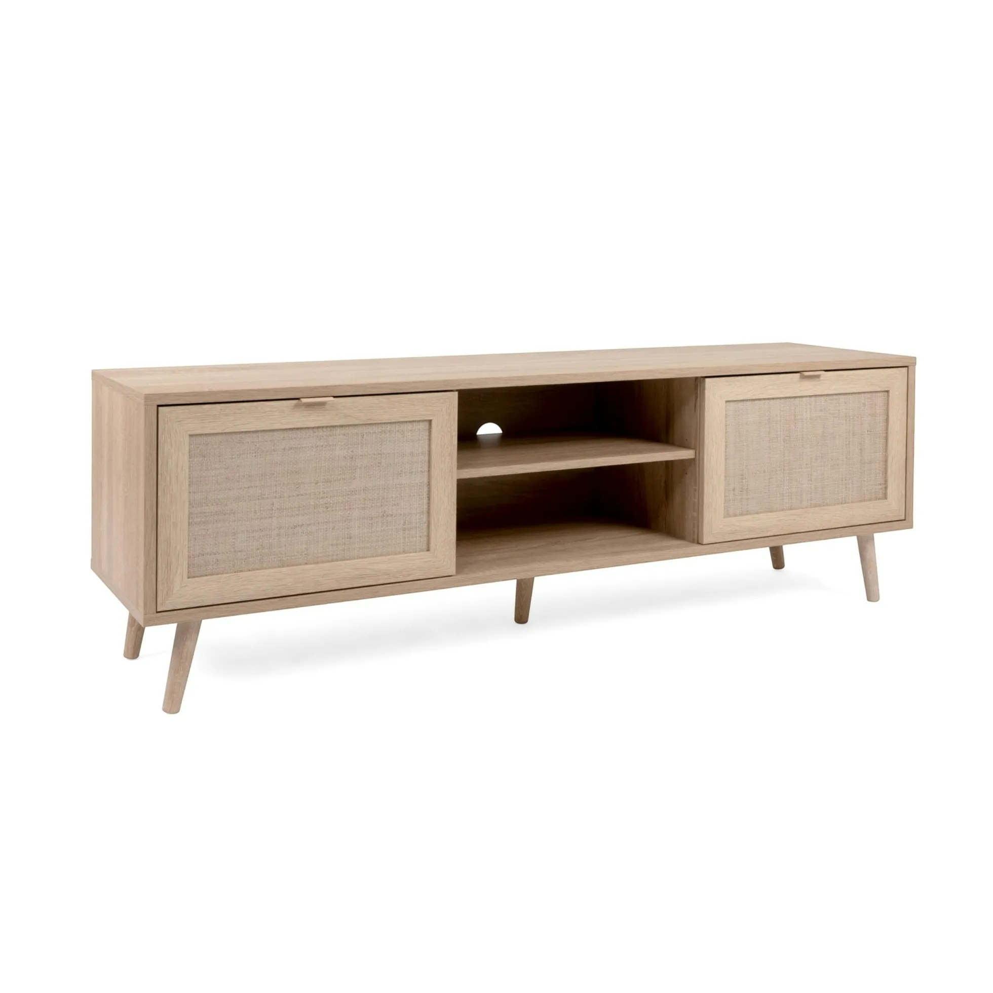 Meuble TV bohème 2 portes 1 niche centrale SONA