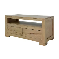 Meuble TV bois d'hévéa NIAGARA
