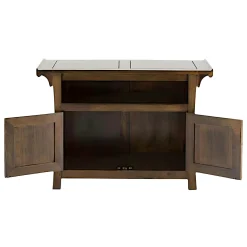 Meuble TV bois massif style colonial MAORI